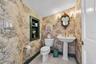 Guest bath under stairs