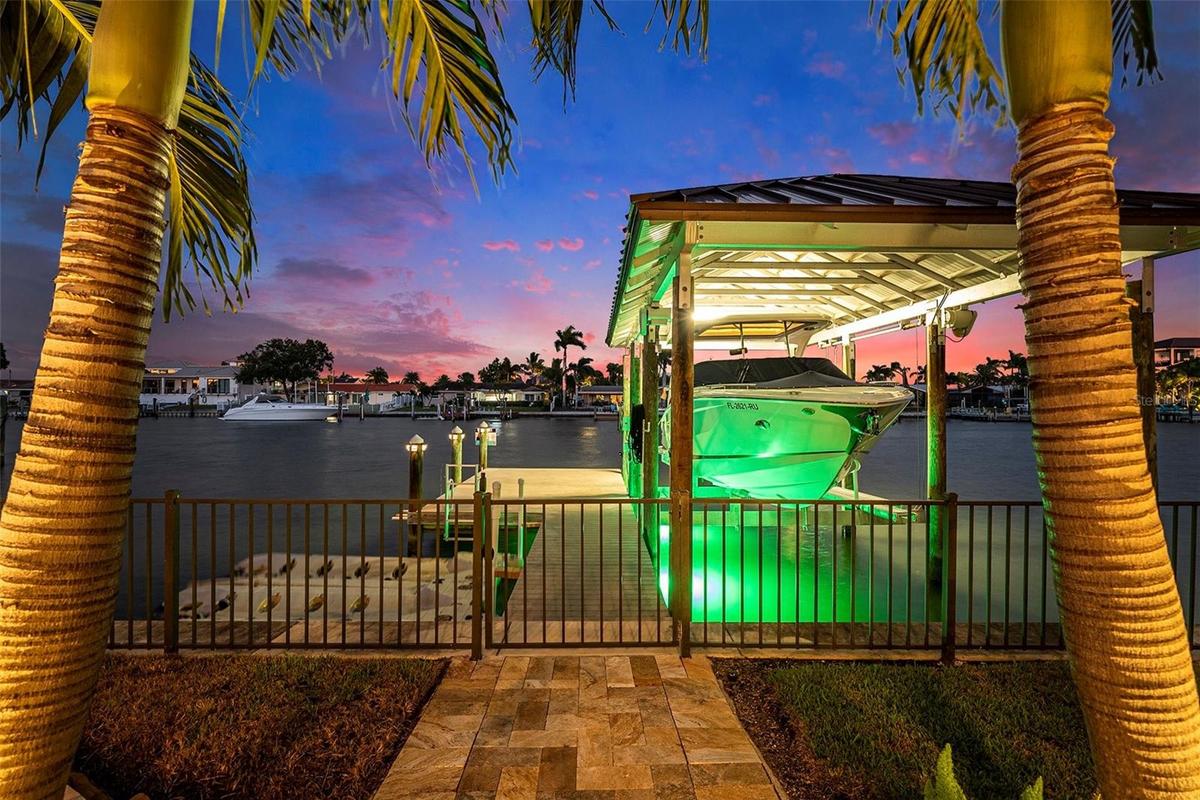 Boat Dock - 231 Midway Island, Clearwater FL 33767