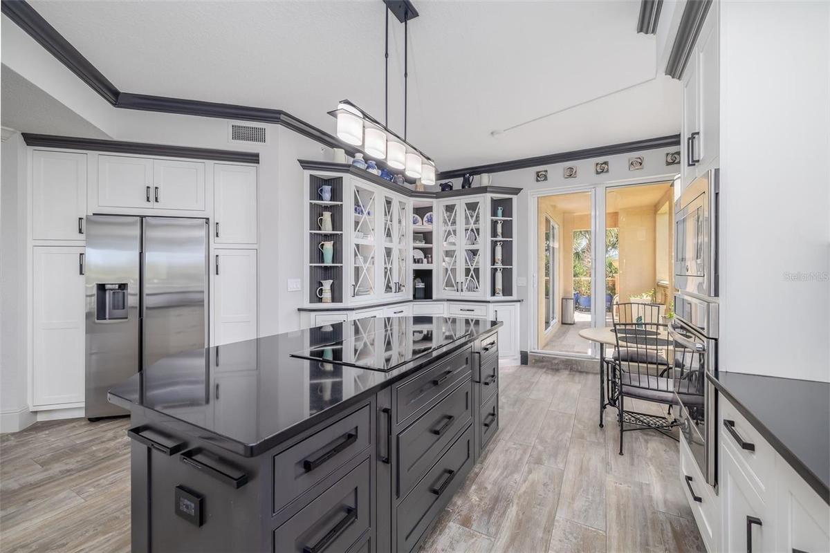 Built in china cabinet, special lighting, top of the line!