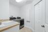 Laundry Room with utility sink, and HVAC water heater closet