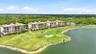 Golf course with rear view