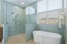 Primary Suite Shower and Soaker Tub