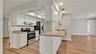 Open Kitchen (11x13) with Breakfast Bar leading to the Family Room
