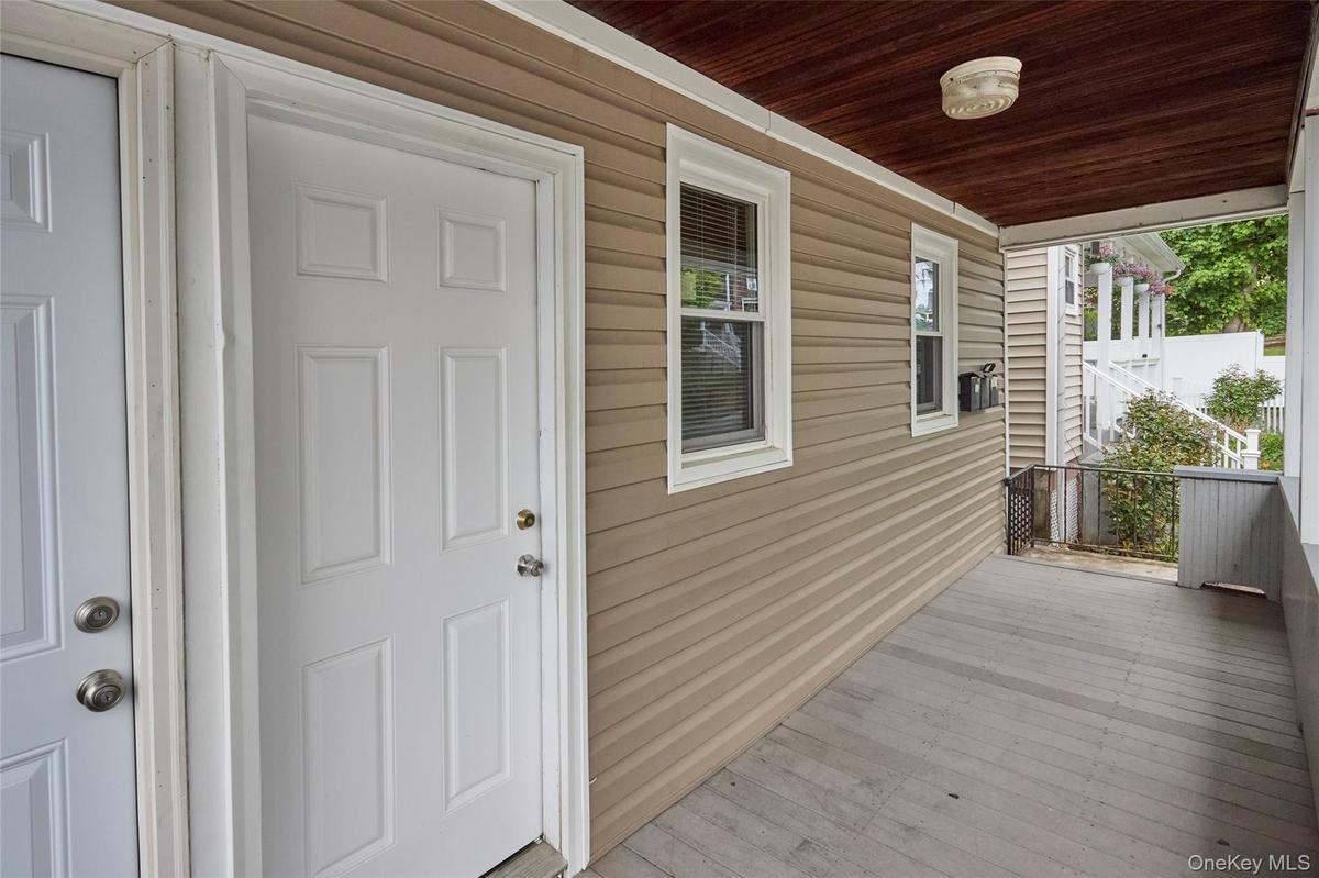 Covered front porch