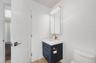 The casita half bathroom
