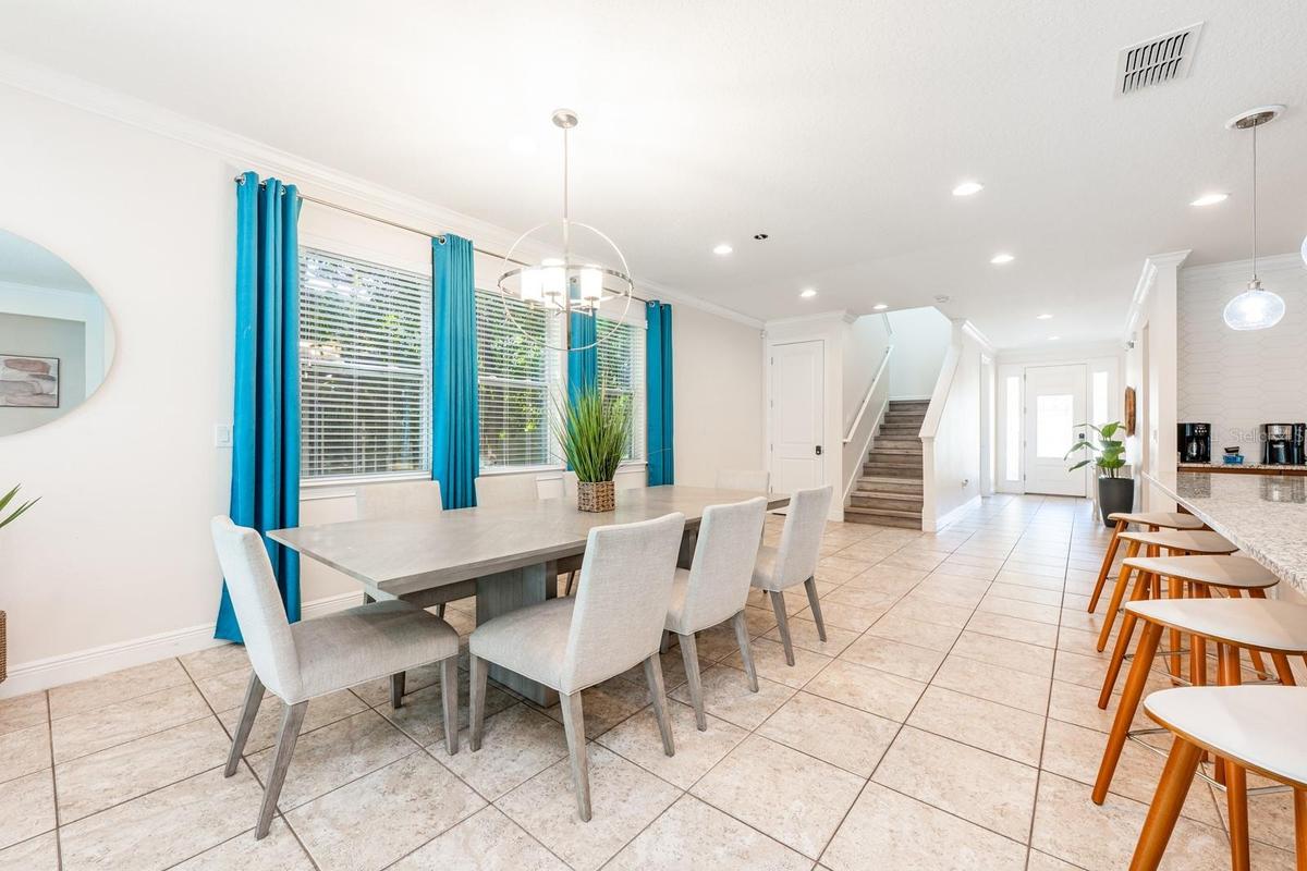 The Dining Area.
