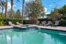 The private pool and spa.