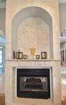 Double-Sided Fireplace - Living Room Side