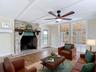 Virtually Staged Sunroom area at front of home