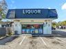 Front Building Elevation with Prominent Liquor Signage