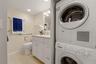 Laundry in guest bathroom