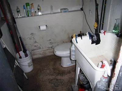 There are 2 Half Baths, this one and one off the office.