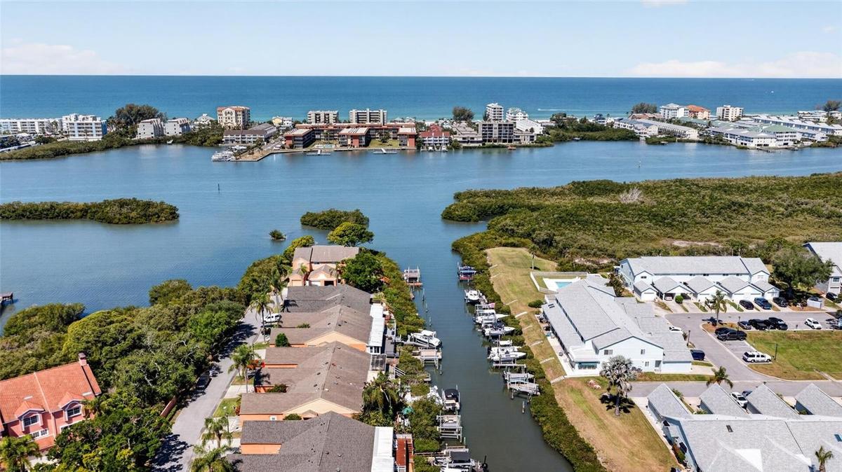 Open water access to the Intercoastal Waterway and then the Gulf.