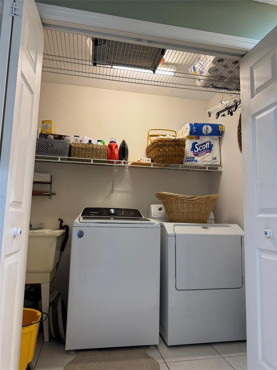 Laundry closet