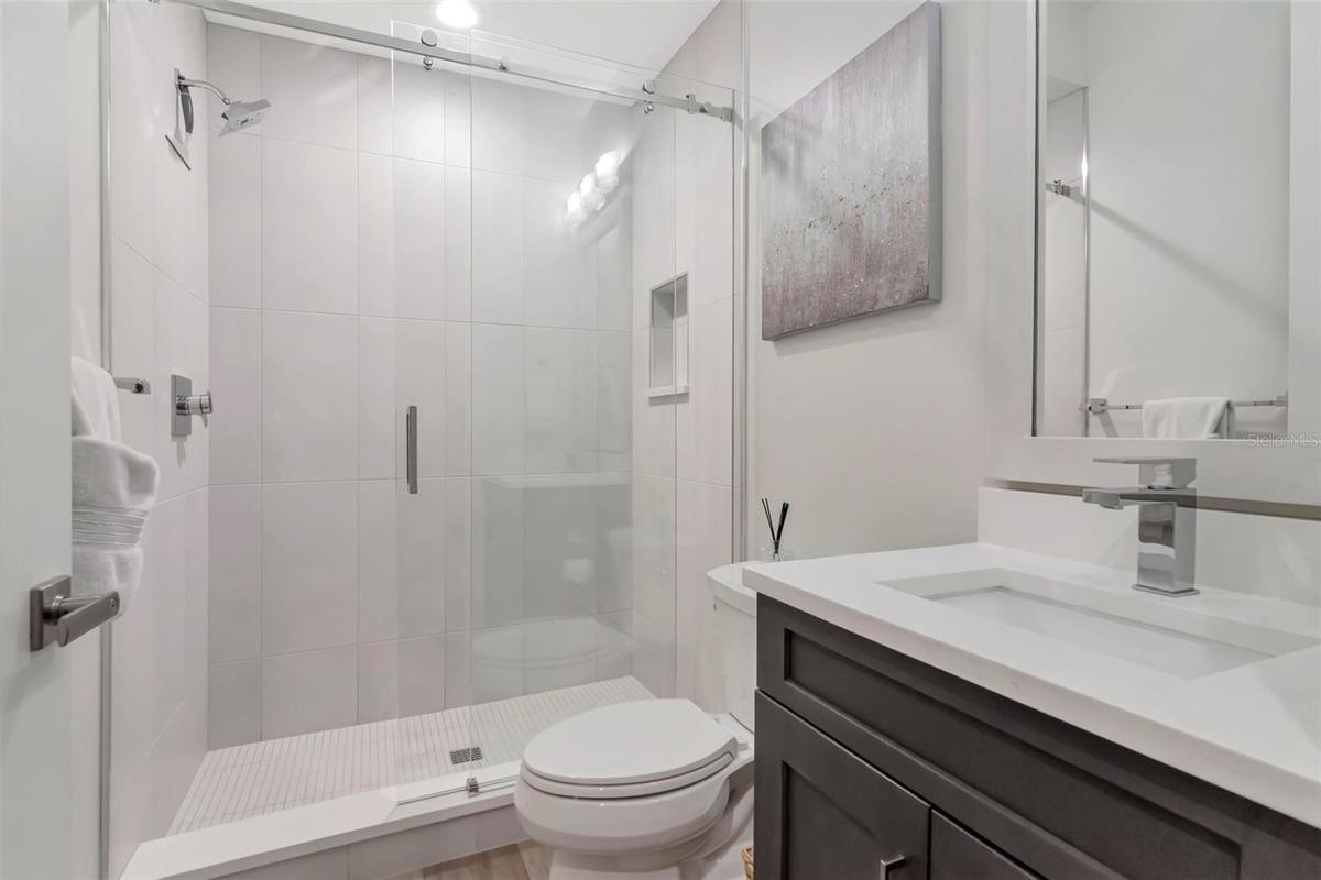 First floor full bath