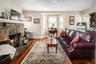 Living room, 544 Route 6, Mahopac, NY — stone fireplace, hardwood floors, residential apartment