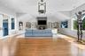 Built in 2020, the stunning family room provides fabulous entertaining space