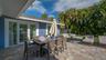 Outdoor dining table