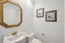 1/2 bath downstairs