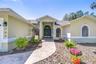 Charming Front Entry with Brick Paver Walkway