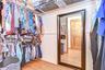 Expansive Walk-In Closet Storage