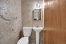 1/2 bath on first level