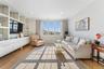 Cozy family room with built-in cabinetry