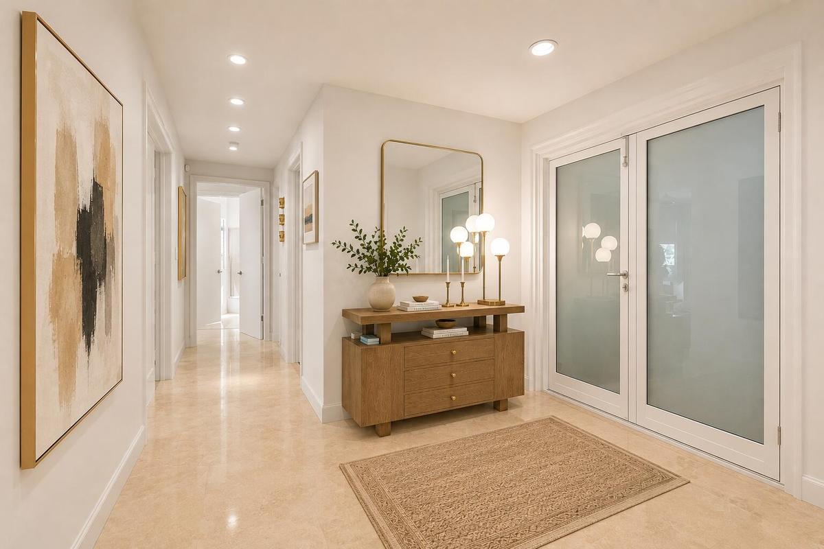 Foyer Entrance-Virtually Staged