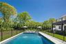 Fenced in pool area