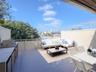 Virtually staged rooftop terrace