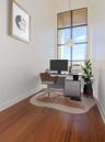 2nd level - Virtually staged office (could also function as a 4th bedroom if needed - has a private door and closet)