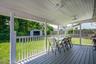 Deck in the back yard