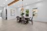 Separate dining area