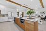 Double island kitchen