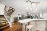 Eat-in space in the kitchen overlooks the living area and out onto the gorgeous waterfront!