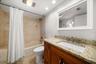 Ensuite bathroom in third bedroom.
