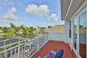 balcony with canal views
