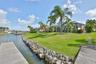 view of back of home from dock