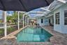peaceful pool with canal views