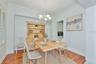 Virtually staged dining room