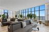Rooftop lounge features indoor and outdoor luxe spaces with breathtaking views