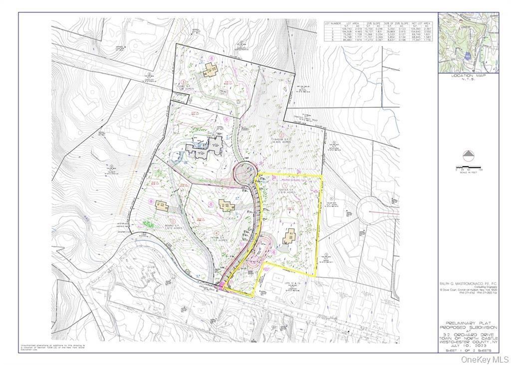 Map / location of property area with property boundaries highlighted