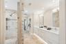 Primary bathroom w/ seperate tub and shower