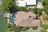 Aerial view of the house