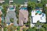 Aerial view of the house