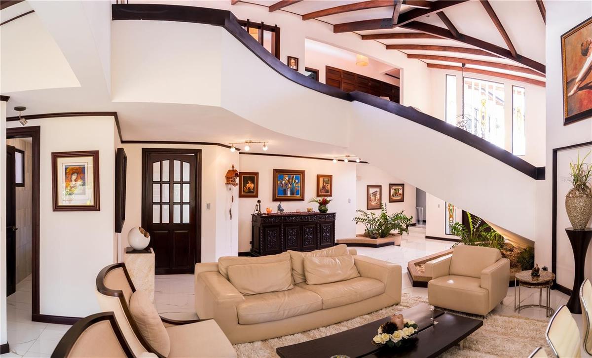 Foyer and Living Room
