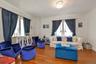 Living Room with High Ceilings