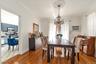 Formal Dining Room with Sliders to Deck