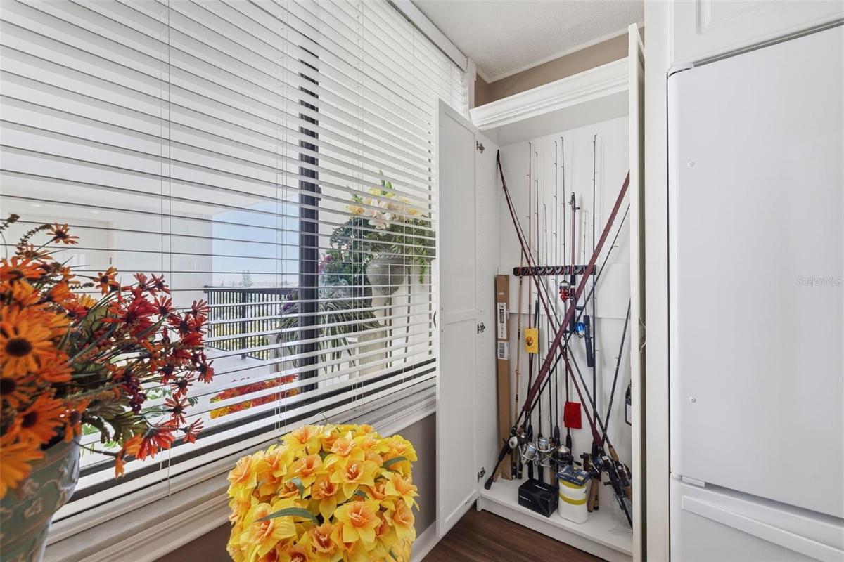 Pantry/storage closet in kitchen