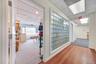 Bright office entryway.